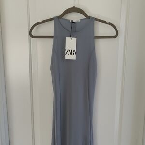Zara Women's Grey Maxi Dress